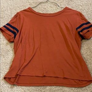 Forever 21 orange and blue t-shirt
